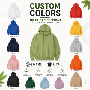 Sudadera con Capucha Personalizada con Logotipo, 280GSM, Algodón Peinado, Unisex, Venta al Por Mayor, Sudadera de Felpa Premium, Verde Salvia - Product Image 3