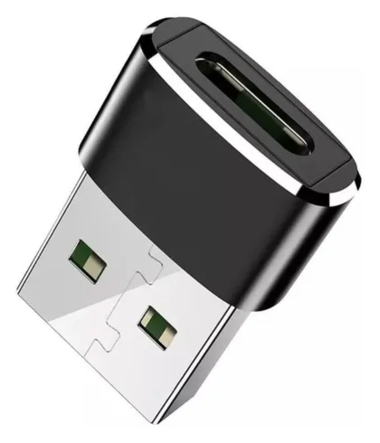 USB 2.0 High-Speed Transmission Converter USB Male USB C Female Adapter Laptop Power Adapter OTP for Computer Mobile Phone