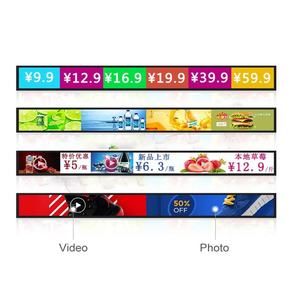 Supermarket mini LED rolling display <b>shelves</b> P1.2 P1.5 P1.8 GOB LED display scrolling text LED advertising screen - Product Image 2