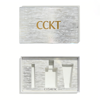Scatola Personalizzata per Packaging Skincare con Effetto Legno Stampato e Inserto in Lamina d'Oro per Creme e Sieri, Produzione all'Ingrosso