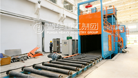 Máquina de Granallado Eléctrica Puhua con Bomba de 50KW de Potencia, 1 Año de Garantía, para Pulido en Construcción, Operación Automática, Accionada por Motor