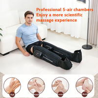 Masseur à compression d'air séquentiel à 5 chambres pour la relaxation des jambes, équipement de massage portable pour usage domestique