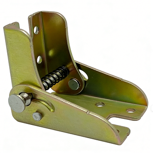 <span class=keywords><strong>Charnière</strong></span> silencieuse <span class=keywords><strong>verrouillable</strong></span> à ressort robuste pour meubles de maison, de bureau et armoires, 68 mm x 40 mm, en acier laminé à froid - Product Image 2