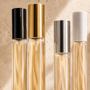 Sleek Thin Straight Body Clear Glass Portable Spray 10ml perfume <b>bottle</b> - Product Image 2