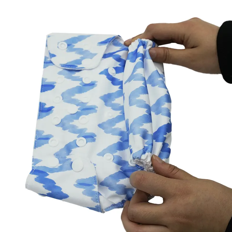 Couches lavables réglables couches réutilisables bébé tissu matériaux respectueux de la peau couche lavable imperméable
