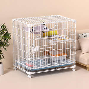 Cage à <span class=keywords><strong>chinchilla</strong></span> roulante en métal pour petits animaux, avec rampes amovibles, grande cage Critter Nation - Product Image 4