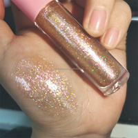 Gloss à lèvres liquide sans cruauté, imperméable, longue durée, haute qualité, sexy, tendance, bio, vert, noir, rouge, multi-chrome, holographique