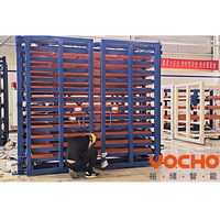 Hochleistungs-mehr schicht iges ausziehbares Stahlplatten gestell Gabelstaplers chu blade Korrosions schutz Werks stapel regale und-regale