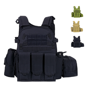 เสื้อกั๊กยุทธวิธีแบบอ็อกซ์ฟอร์ด น้ำหนักเบา ทนทาน อเนกประสงค์ แบบสั่งทำพิเศษ พร้อมช่องใส่แผ่นเกราะและกระเป๋าใส่แม็กกาซีน สำหรับกิจกรรมกลางแจ้ง - Product Image 2