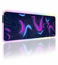 RGB Bàn phím chuột Pad dẫn ánh sáng Mousepad bàn Mat đầy màu sắc bề mặt không thấm nước đa kích thước không trượt chuột Pad - Product Image 2