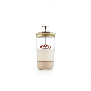 Pot à lait végétal Kilner avec filtre, piston et couvercle pour la préparation maison de lait d'amande - Product Image 2