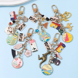 พวงกุญแจโลหะผสมสังกะสีรูปสถานที่สำคัญ สถานที่ท่องเที่ยว สถานที่สำคัญต่าง<span class=keywords><strong>ประเทศ</strong></span> ดีไซน์สร้างสรรค์ 1 ชิ้น - Product Image 2