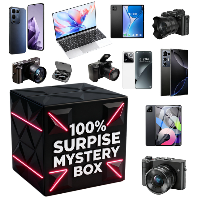 100% Get Smartphone Luck Mystery Box 3C Digital Electronics 5G Smart Electronic Device Gift Random Watch Global Headphone Gifts