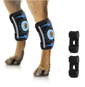 Protectores de piernas para mascotas Protectores de rodilla Rehabilitación <span class=keywords><strong>auxiliar</strong></span> patelar y protección para ligamentos y luxación articular en perros y gatos - Product Image 1