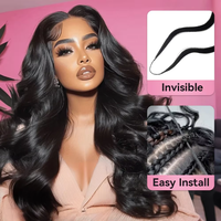 Extensions de cheveux humains bouclés birmanes au crochet, nœuds miracle, plumes au crochet, mèches de cheveux humains invisibles, extensions de cheveux au crochet invisibles