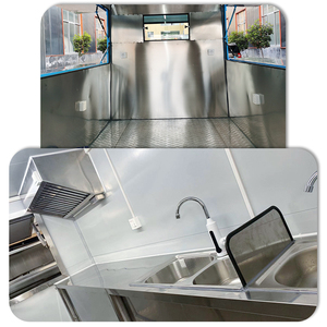 Remorque alimentaire en acier inoxydable miroir avec cuisine complète, camion mobile d'<span class=keywords><strong>occasion</strong></span> pour la restauration rapide et la crème glacée pour les chariots de nourriture - Product Image 6