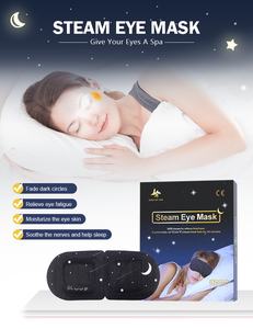 Masque oculaire chauffant jetable personnalisé avec logo pour le <span class=keywords><strong>syndrome</strong></span> de l'œil <span class=keywords><strong>sec</strong></span> et le soulagement de la fatigue, compresse chaude à vapeur - Product Image 2