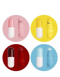 Factory Wholesale Custom Logo Portable 6 Folding Sun <b>UV</b> Protection Umbrella Mini Travel Compact Capsule Umbrellas for Activities - Product Image 2