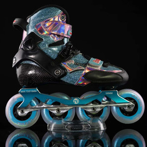 Flying Tiger KSJ Patins à roues alignées Freestyle en fibre de carbone haut de gamme Rouleau clignotant avancé pour enfants et adultes - Product Image 1