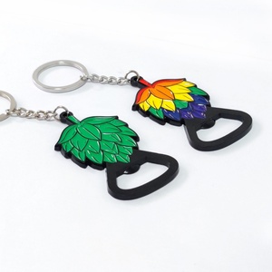 Custom Free Logo Cast Bar Sublimation Beer Opener Carabiner Enamel Motel <b>Keychains</b> Key Ring Custom Metal Bottle Opener Keychain - Product Image 5