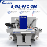 Machine de découpe automatique à rouleaux BOST SM-350pro 350 mm, commande PLC, servomoteur, écran tactile, 100-240 V AC, haute performance de découpe