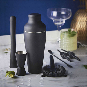 7 pièces outils de barre en acier inoxydable <span class=keywords><strong>Cocktail</strong></span> Shaker ensemble professionnel <span class=keywords><strong>Barman</strong></span> <span class=keywords><strong>Kit</strong></span> Boston Shaker ensemble Bar accessoires pour mélanger des boissons - Product Image 6