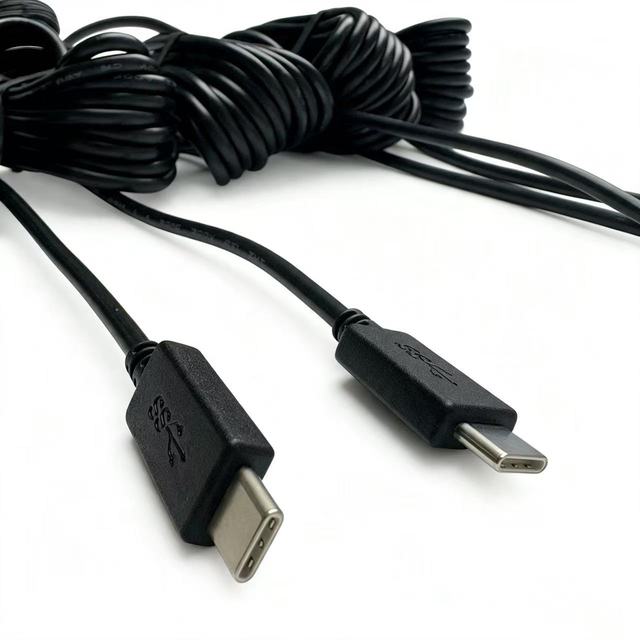 USB C to DC 2.1mm Power Cable Assembly 16AWG UL1185 Shielded 10K Ohm Resistor 5V 3A Charging Cord for LED Router CCTV Camera