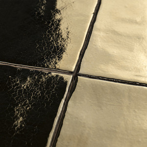 Piastrella Creta 13x13 Cm Oro Finitura Lucida Bordi Irregolari Spessore 9 Mm - Product Image 4