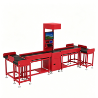 Machine de tri de colis intelligente en forme de Z, convoyeur de tri automatique pour ligne de tri d'entrepôt e-commerce