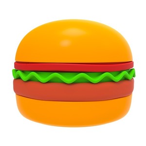 New Arrival Solid Pattern <strong>Pet</strong> Hamburger Bowl Plastic Multi-Use Feeding Dog and Cat Bowl with Portable Storage - Product Image 1