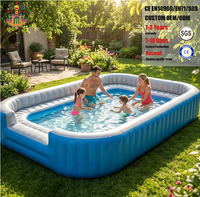 Canapé gonflable de piscine NOVA personnalisé, en PVC de qualité commerciale, grande capacité, accueille plus de 10 personnes, idéal pour la location événementielle