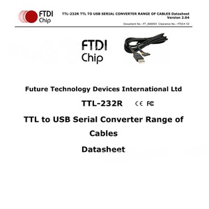 สายแปลง Ttl-232-3v3-2mm 1.8เมตรสายไฟเบอร์ FTDI 3.3V 5V TL <span class=keywords><strong>UART</strong></span> 3.3V - Product Image 3