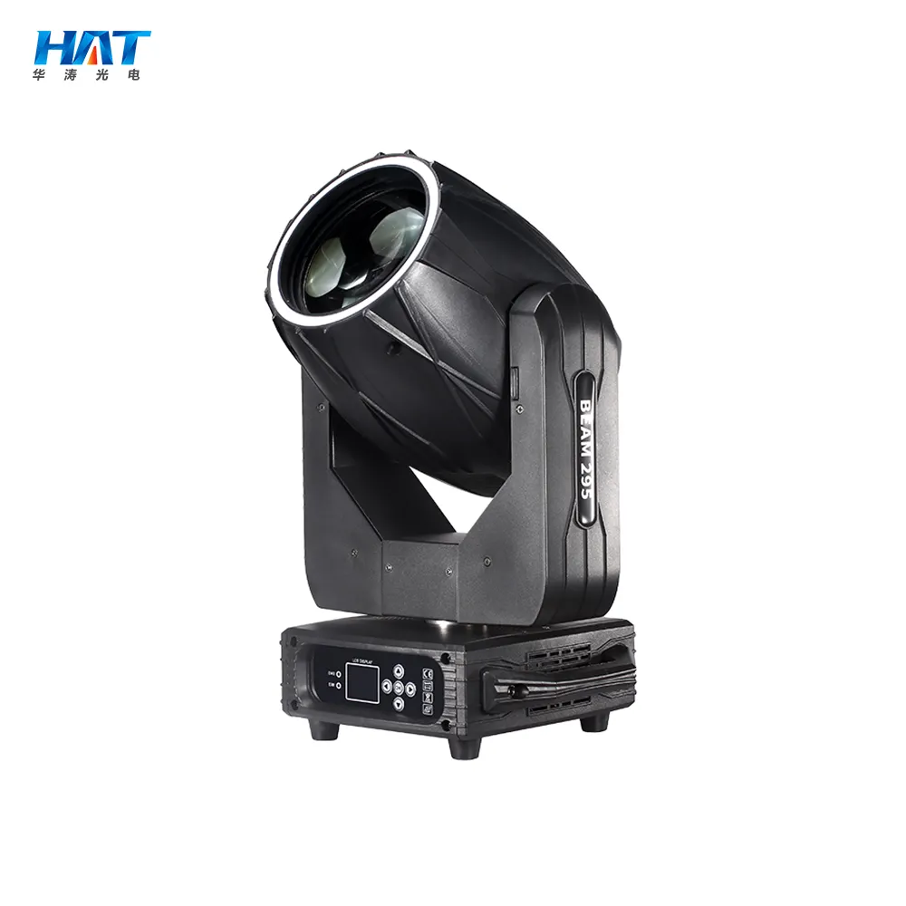 Hoed Super Spin 295W Podiumverlichtingsapparatuur Professionele 295W Sharpy Beam Moving Head Balken Podiumlicht 12r Bundel 295 Moving H