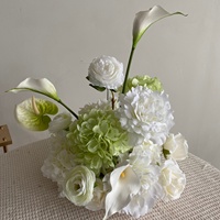 Kunstmatige Fabriek Groothandel Wit Aanpassen Nieuwste Ontwerpen Bloem Bal Centerpieces Voor Bruiloft Decoratie Voor Feest Evenement