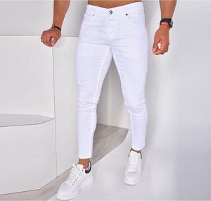 Alta calidad <span class=keywords><strong>Jeans</strong></span> <span class=keywords><strong>Blancos</strong></span> <span class=keywords><strong>Jeans</strong></span> <span class=keywords><strong>blancos</strong></span> Moda Stretch Skinny Denim <span class=keywords><strong>Jeans</strong></span> Hombres - Product Image 1