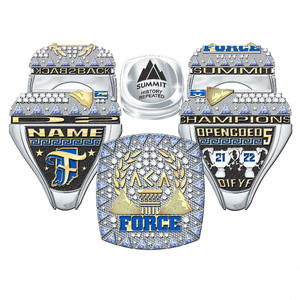 Anillo de campeonato de hockey sobre hielo de baloncesto personalizado Sidan, anillo de campeones de equipo de fútbol, béisbol y softbol de alta calidad - Product Image 1