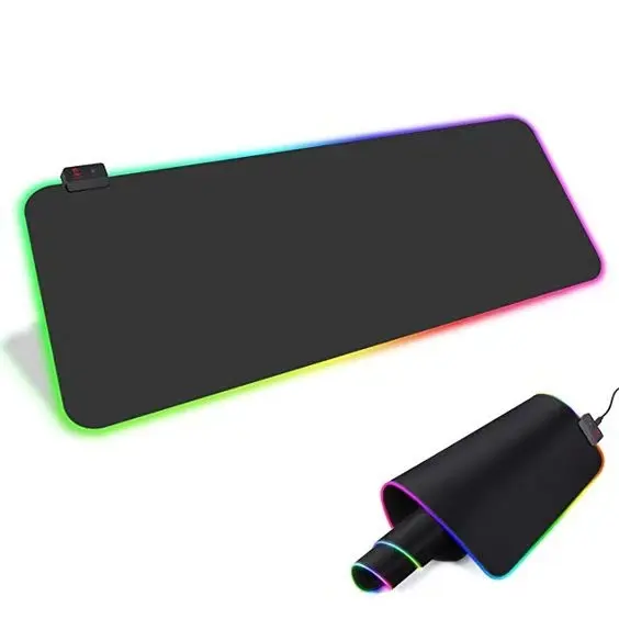 High Quality Memory Foam Gel RGB Mouse Pad Wrist Support and Non Slip Keyboard Wrist Rest