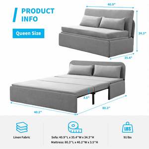 Diseños modernos precios bajos pequeño Convertible hogar sala de estar sofá <span class=keywords><strong>cama</strong></span> <span class=keywords><strong>se</strong></span> convierten con y camas conjunto de muebles para la venta - Product Image 6