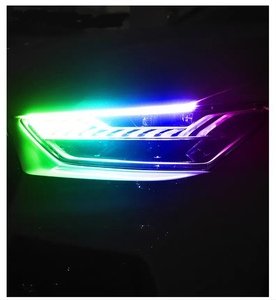 Eurs 30cm 45cm 60cm xe led thay đổi màu sắc khuếch tán ban ngày chạy đèn flowlight tín hiệu lần lượt với ứng dụng khởi động chức năng - Product Image 6