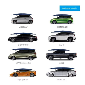 Chất Lượng Cao Hoàn toàn Tự Động Xe Tán Mùa Hè Oxford Vải Dù Để Che Nắng Ô Di Động Mặt Trời Bảo Vệ Bìa - Product Image 5