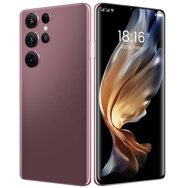 S22 U1tra 16GB+512GB Smart Android Phone 6800mAh 5G Dual SIM Long Standby 6.7inch Screen Fingerprint Face Unlocked Smartphone