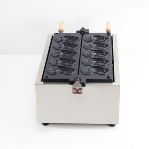 Nouvelle machine à Taiyaki numérique commerciale Delbosen, 10 moules, double plaque, électrique, haute productivité, en acier inoxydable 304, pour gâteaux et desserts - Product Image 5