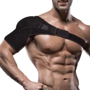 Supporto per spalla regolabile sinistra/destra protezione per fasciatura tutore dolore articolare ferita tracolla cinturino di protezione cintura avvolgente