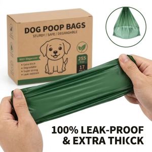 Sacs à déjections canines personnalisés avec logo de marque privée pour grossistes – Sacs à déchets pour animaux de compagnie robustes, écologiques et compostables - Product Image 1