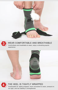 Service OEM/ODM – Nouvelle attelle de cheville respirante en néoprène pour la gym, soutien ajustable à compression, chaussettes de compression pour la tendinite d'Achille, attelle articulaire pressurisée - Product Image 6