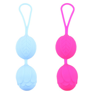 Jouets sexuels, boules <span class=keywords><strong>de</strong></span> Kegel en silicone rose pour resserrer le vagin, boules d'exercice pour femmes - Product Image 3