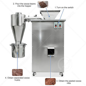 Machine à décortiquer les fèves de cacao OCEAN, décortiqueuse et trieuse de cacao, Maquina Peladora Descascarilladora De Granos De Cacao - Product Image 3