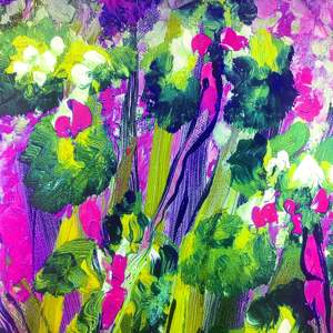 Nouveau design, tissu imprimé style peinture à l'huile, écologique, 70% nylon, 30% poly, 100% polyester, pour vêtements de nuit pour filles, robe de femme - Product Image 6