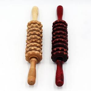 Masseur d'estomac en bois, outils de massage du dos et du corps pour la relaxation, la perte de poids, rouleaux de massage - Product Image 2