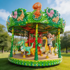Manège à thème dinosaure de haute qualité, équipement de divertissement pour enfants pour parcs de loisirs extérieurs et intérieurs, personnalisable. - Product Image 3